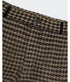 Houndstooth Tailored Trousers - Black/Dune
